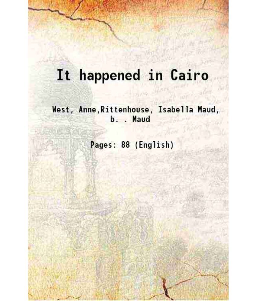     			It happened in Cairo 1940 [Hardcover]