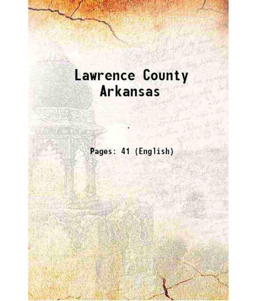     			Lawrence County Arkansas 1895 [Hardcover]