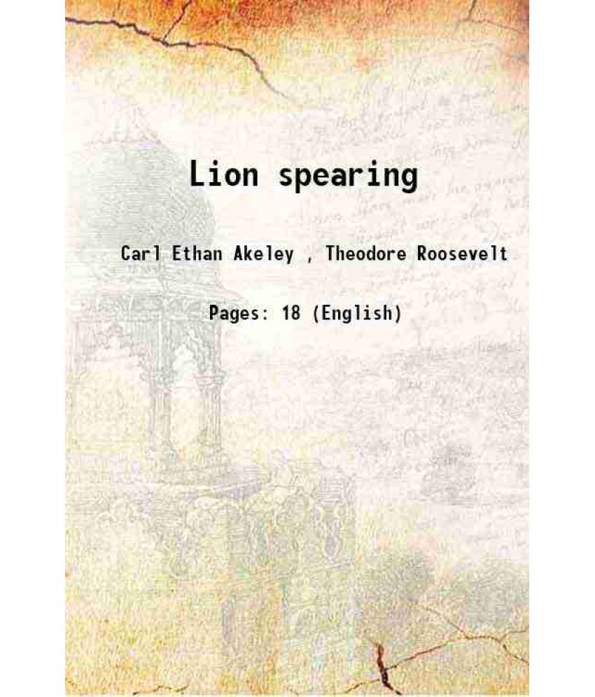     			Lion spearing 1926 [Hardcover]