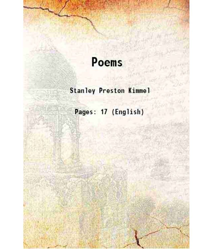     			Poems 1922 [Hardcover]