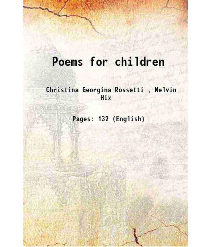     			Poems for children 1907 [Hardcover]