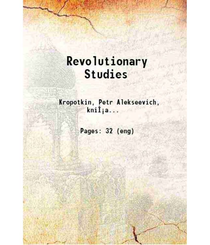     			Revolutionary Studies 1892 [Hardcover]