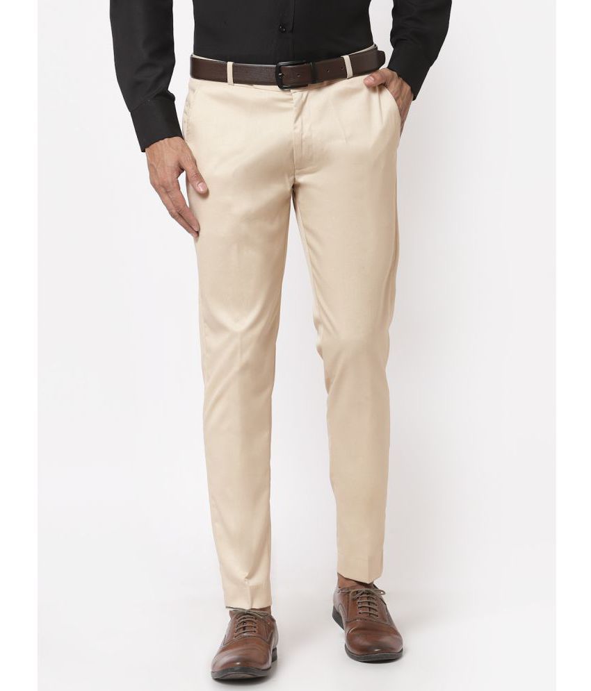     			SAM & JACK Cream Slim Chinos ( Pack of 1 )