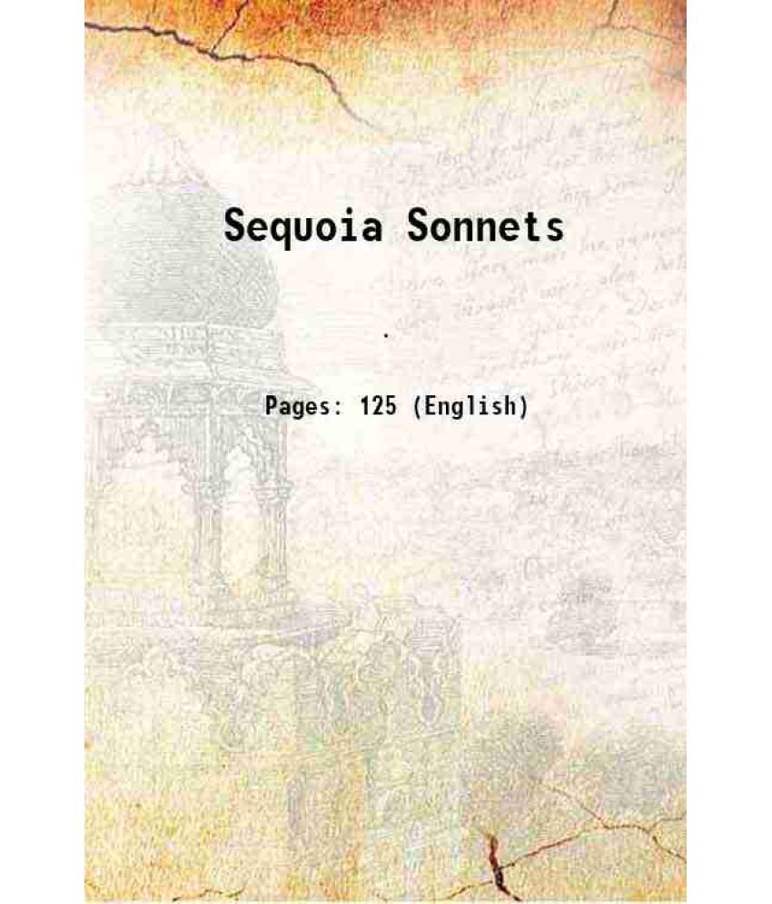     			Sequoia Sonnets 1919 [Hardcover]