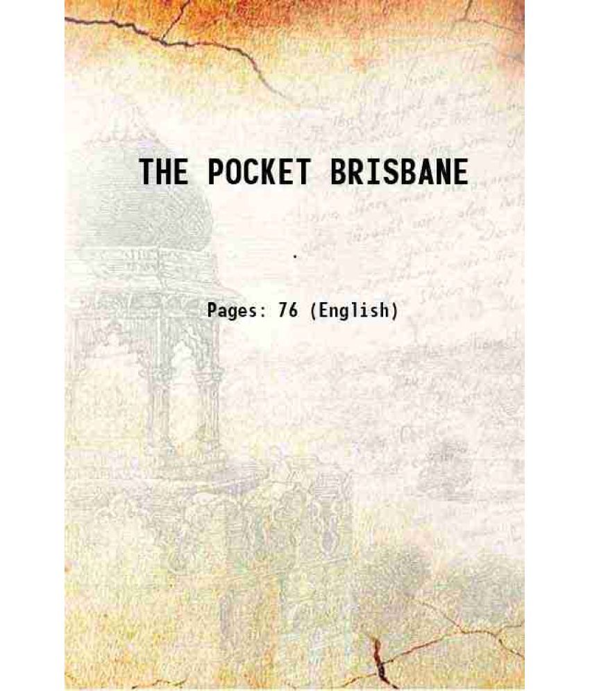     			THE POCKET BRISBANE 1950 [Hardcover]