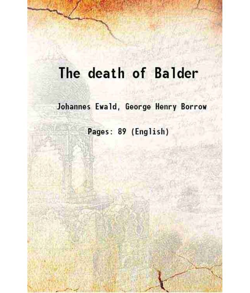     			The death of Balder 1889 [Hardcover]
