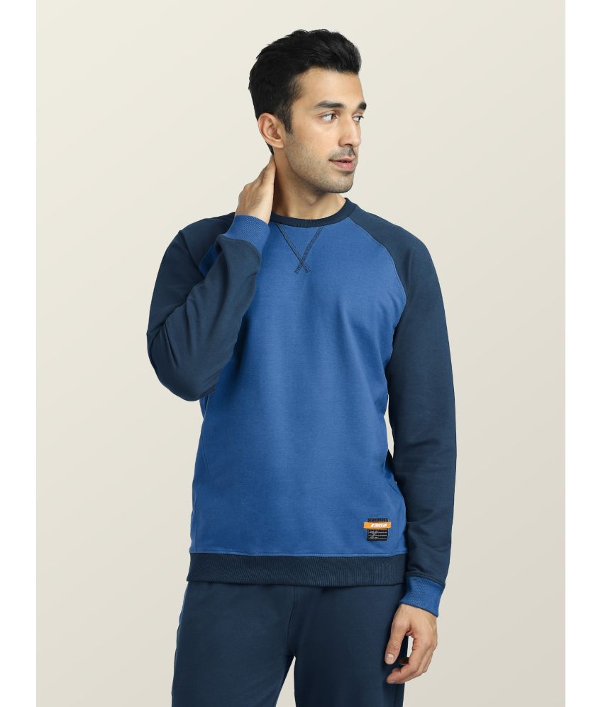     			XYXX - Blue Cotton Blend Regular Fit Men's Sweatshirt ( Pack of 1 )