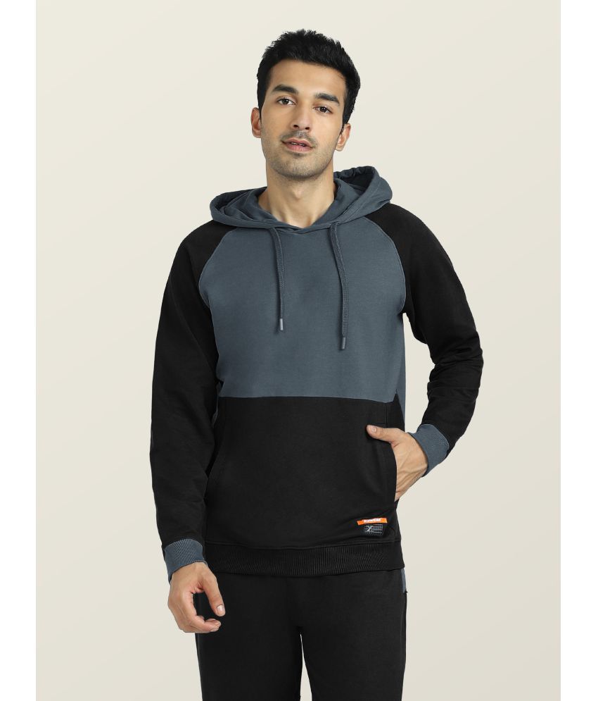     			XYXX - Grey Cotton Blend Regular Fit Men's Sweatshirt ( Pack of 1 )