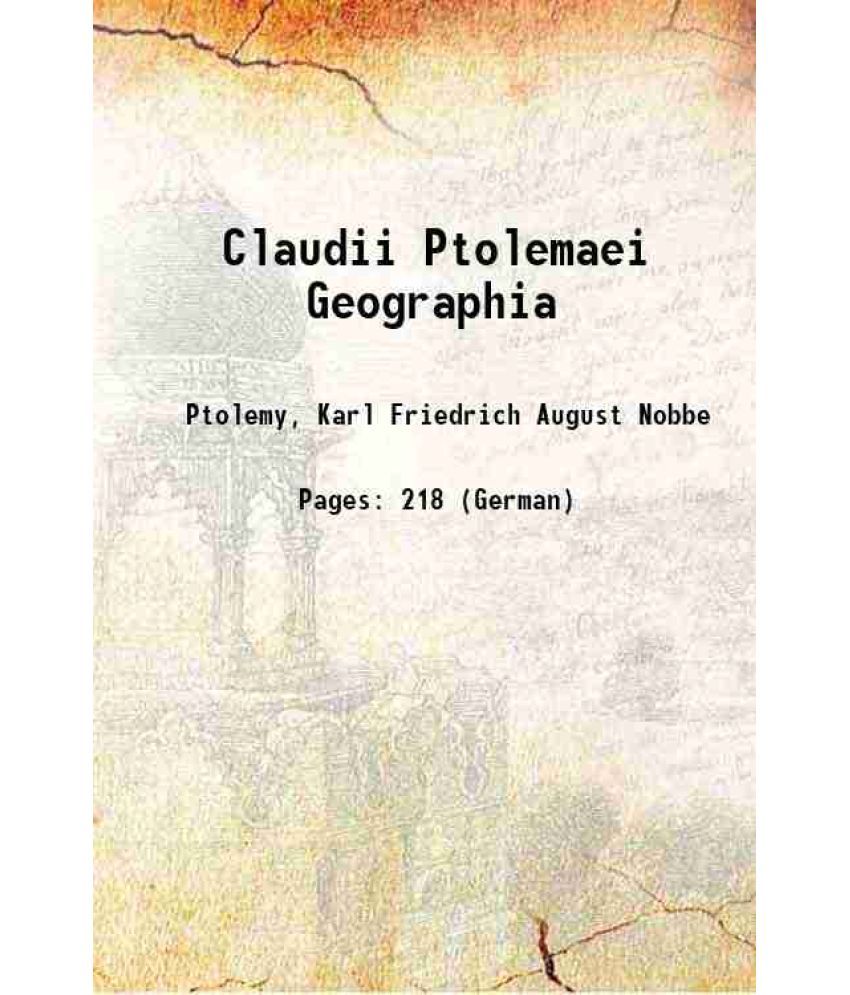     			Claudii Ptolemaei Geographia Volume 3 1845 [Hardcover]