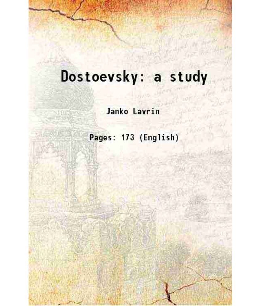     			Dostoevsky a study 1969 [Hardcover]