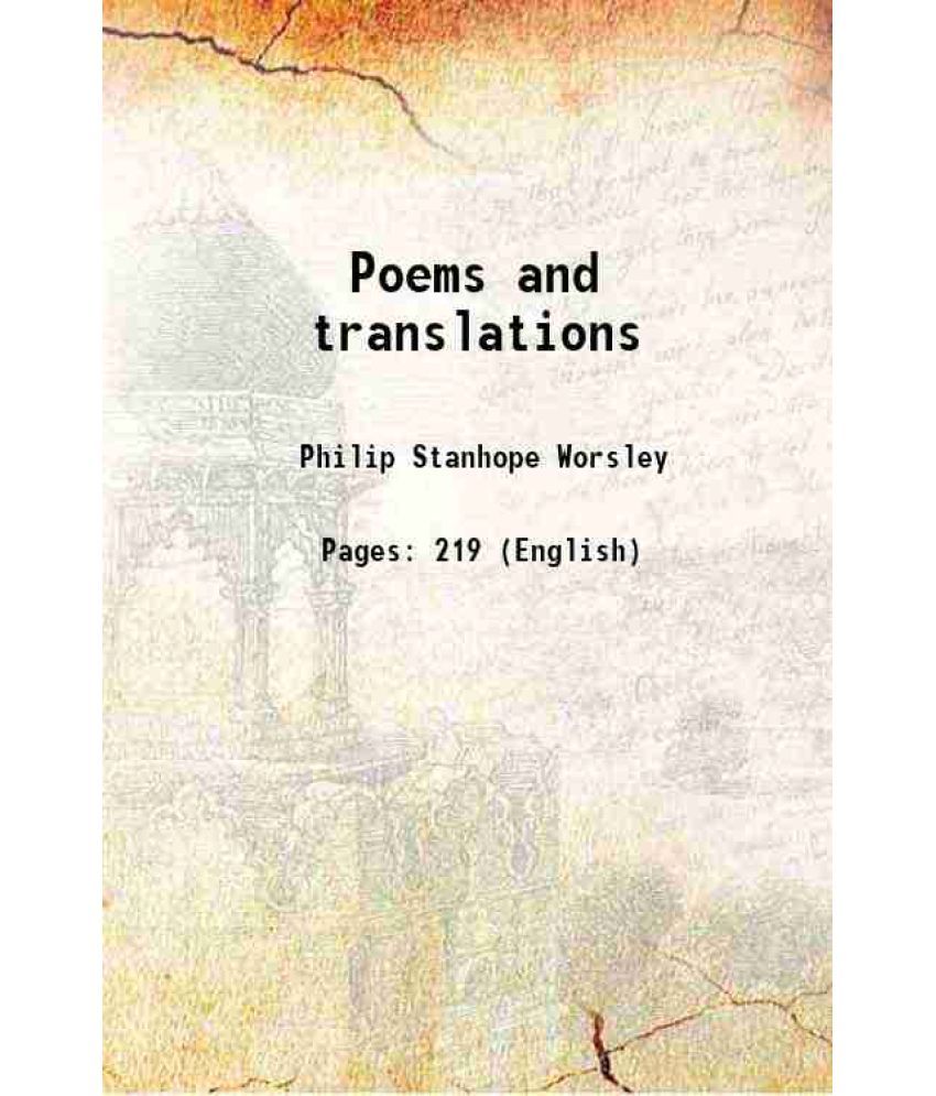     			Poems and translations 1863 [Hardcover]