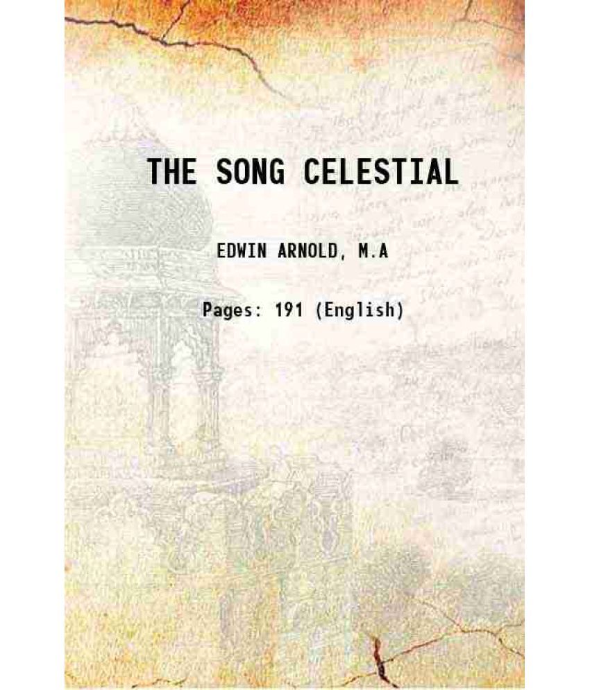     			THE SONG CELESTIAL 1886 [Hardcover]