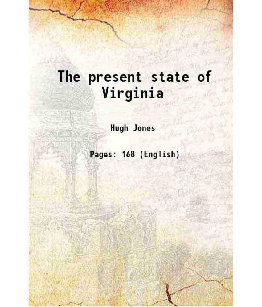     			The present state of Virginia 1865 [Hardcover]