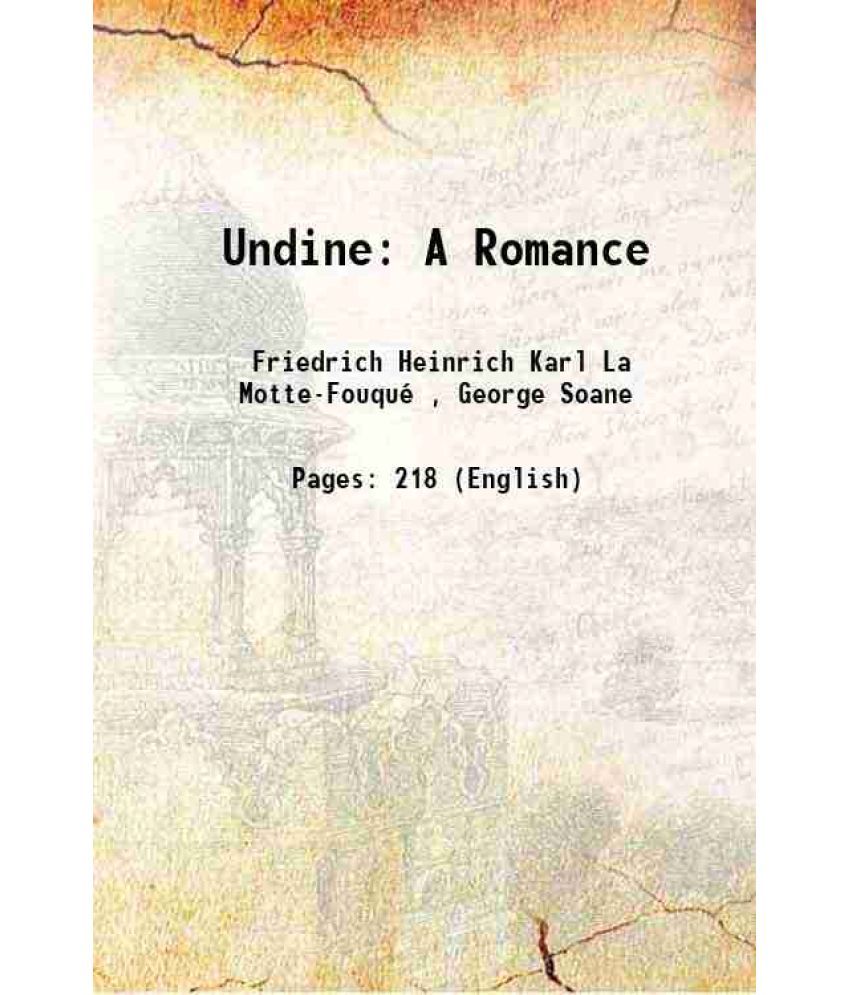     			Undine: A Romance 1818 [Hardcover]