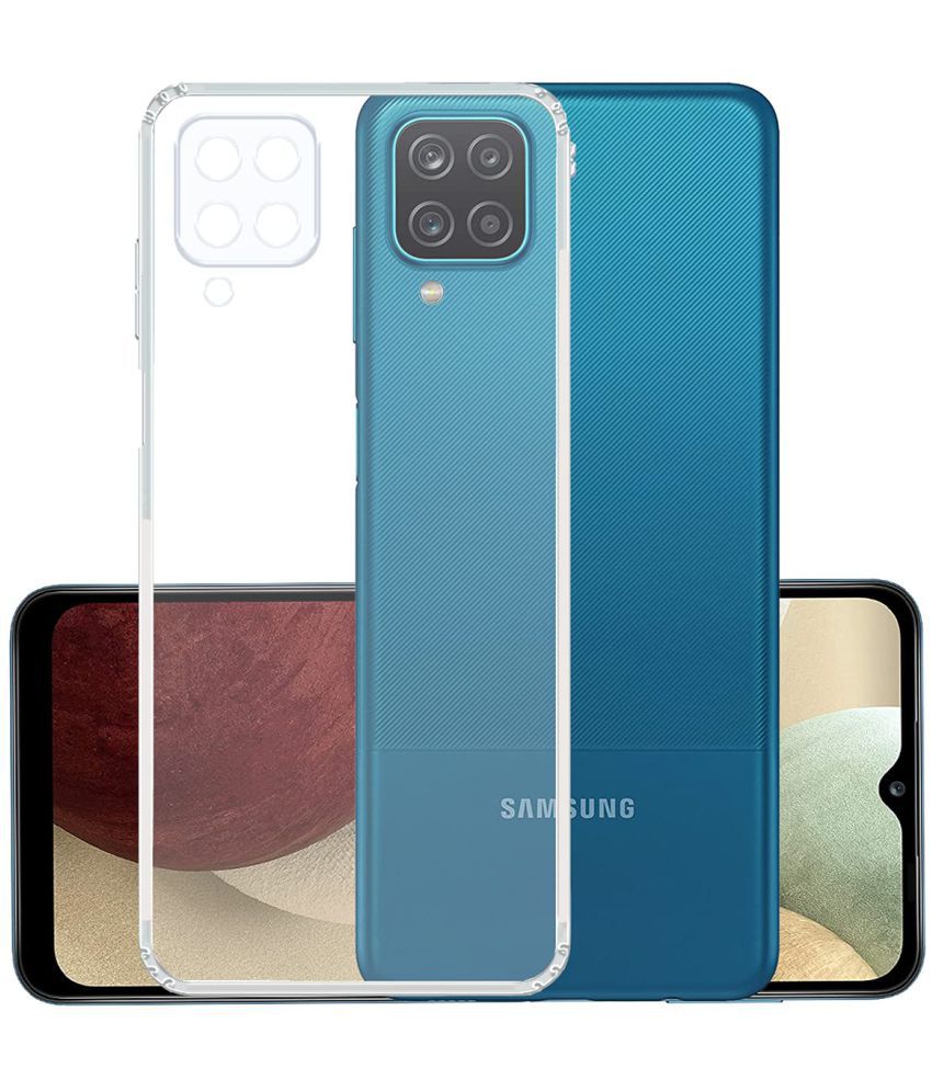     			BEING STYLISH - Transparent Silicon Plain Cases Compatible For Samsung Galaxy A12 ( Pack of 1 )
