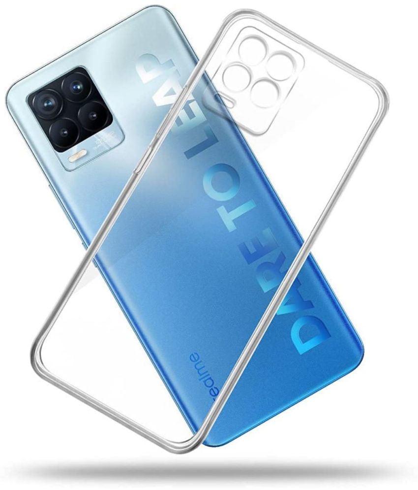     			Case Vault Covers - Transparent Silicon Silicon Soft cases Compatible For Realme 8 Pro ( Pack of 1 )