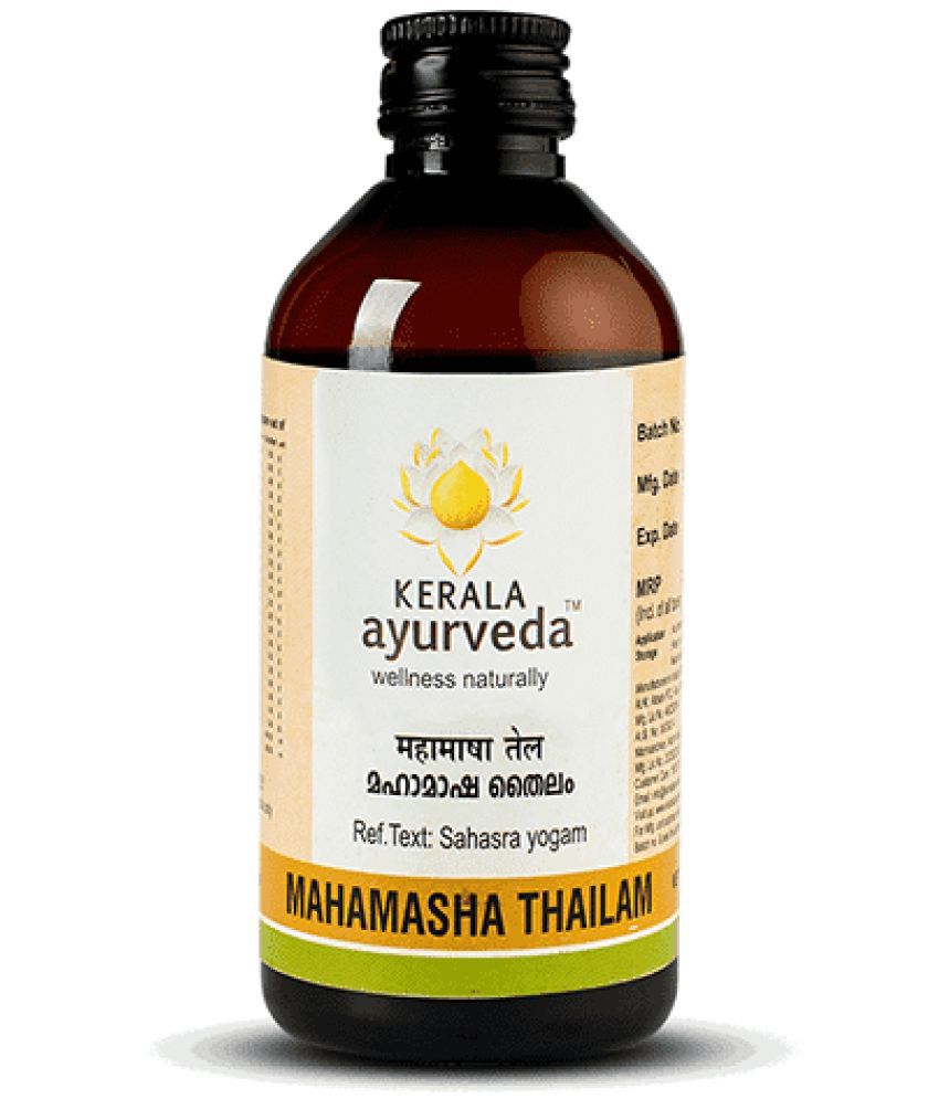 Kerala Ayurveda Mahamasha Thailam 200ml, Relieves Numbness and Muscle Weakness, Relieves Lack of Sensation