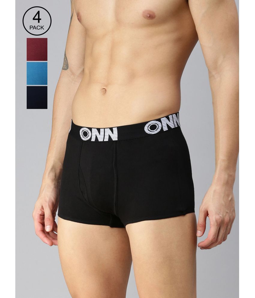     			ONN Pack of 4 Cotton Men's Trunks ( Multicolor )