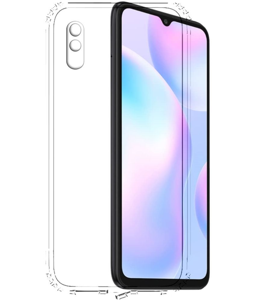     			ZAMN - Transparent Silicon Silicon Soft cases Compatible For Xiaomi Redmi 9A ( Pack of 1 )