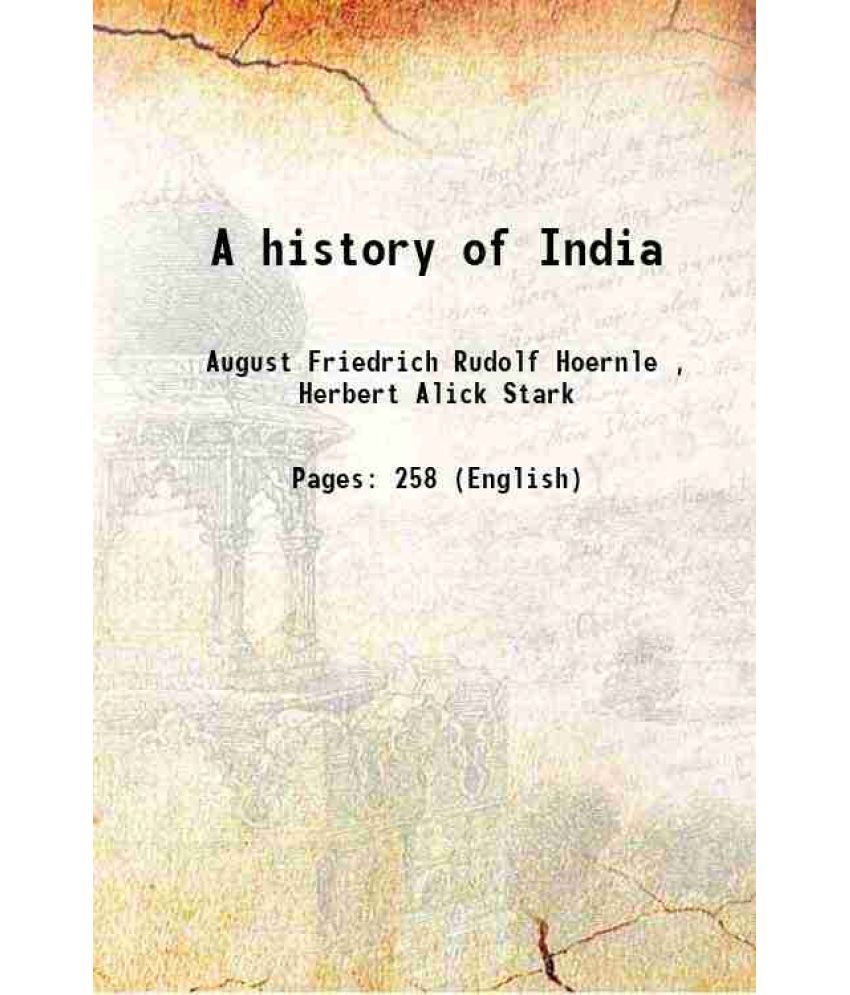     			A history of India 1904