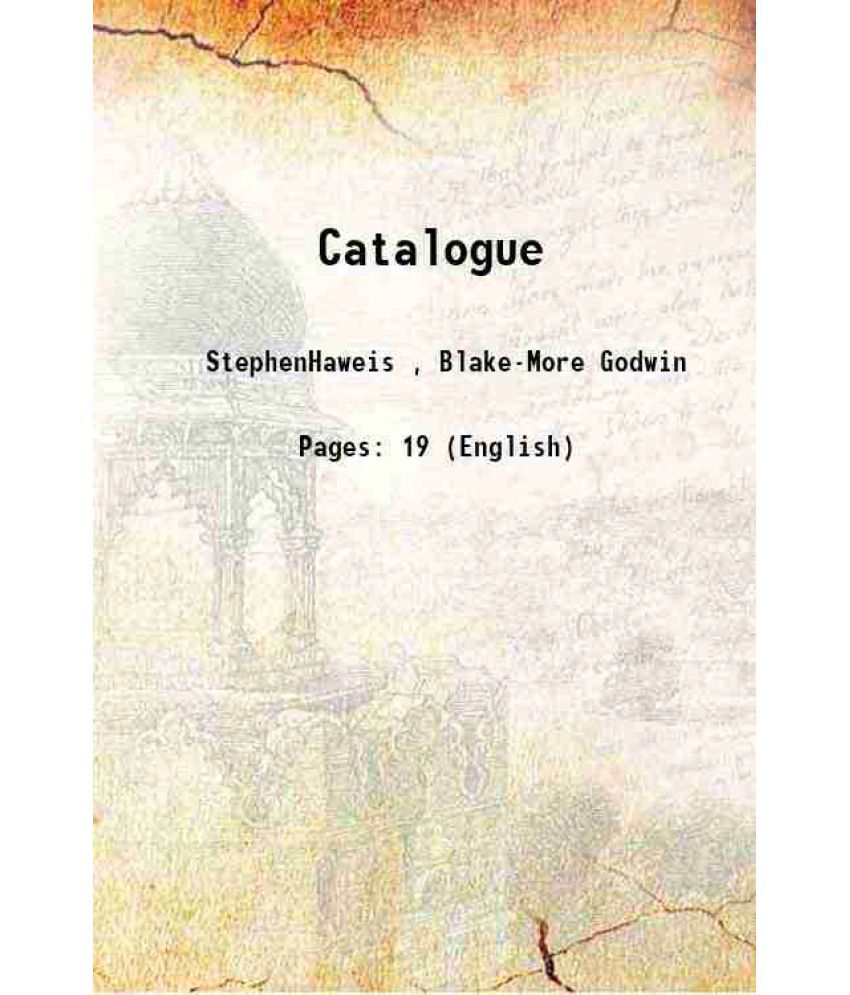     			Catalogue 1919