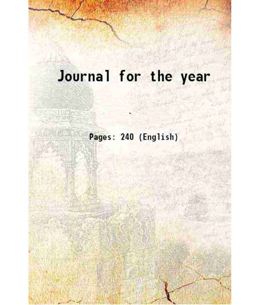     			Journal for the year Volume 3, no. 3 1897