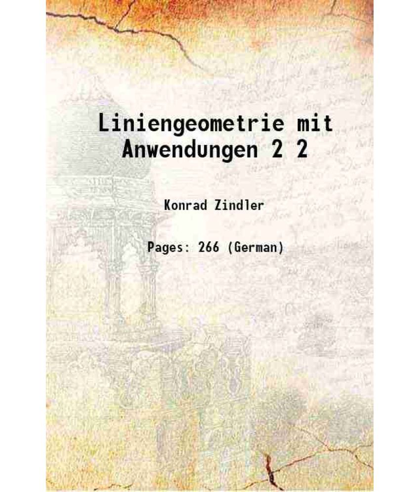     			Liniengeometrie mit Anwendungen Volume 2 1902