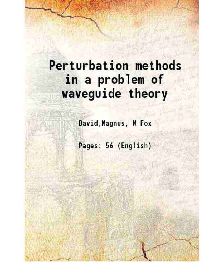     			Perturbation methods in a problem of waveguide theory 1961