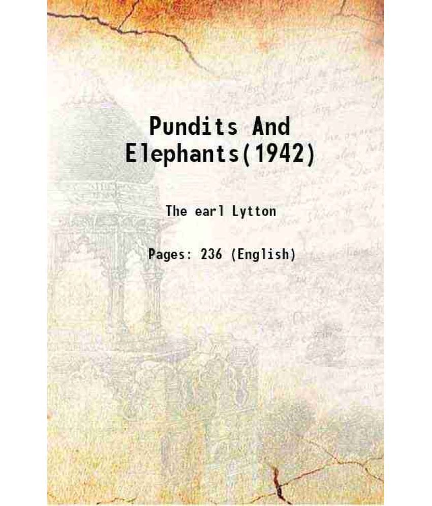     			Pundits And Elephants(1942) 1942