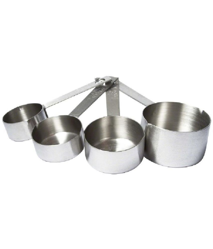    			Dynore - Stainless Steel Measuring Cups ( Pack of 4 )