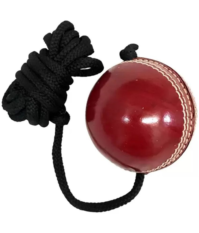     			EmmEmm - Red Leather Cricket Ball ( Pack of 1 )