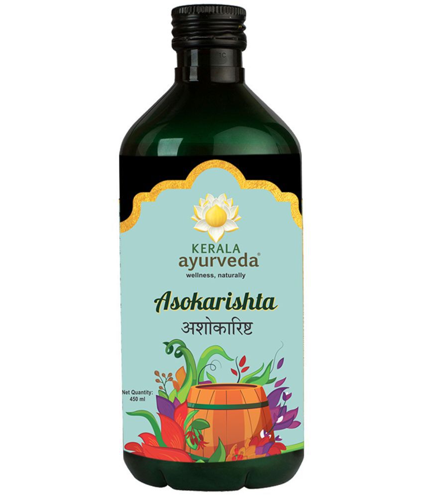 Kerala Ayurveda Asokarishta 450ml, For Abnormal White Discharge, Relieves Itching and Burning Sensation, Restore pH Balance, Better Women Health