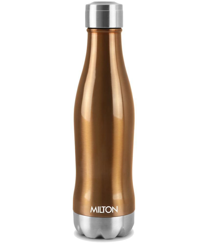     			Milton New Duke 1000 Thermosteel Hot and Cold Water Bottle, 920 ml, Copper Brown