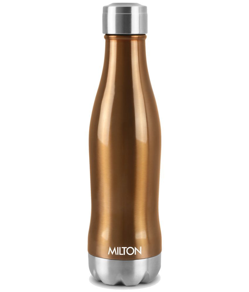     			Milton New Duke 750 Thermosteel Hot and Cold Water Bottle, 620 ml, Copper Brown