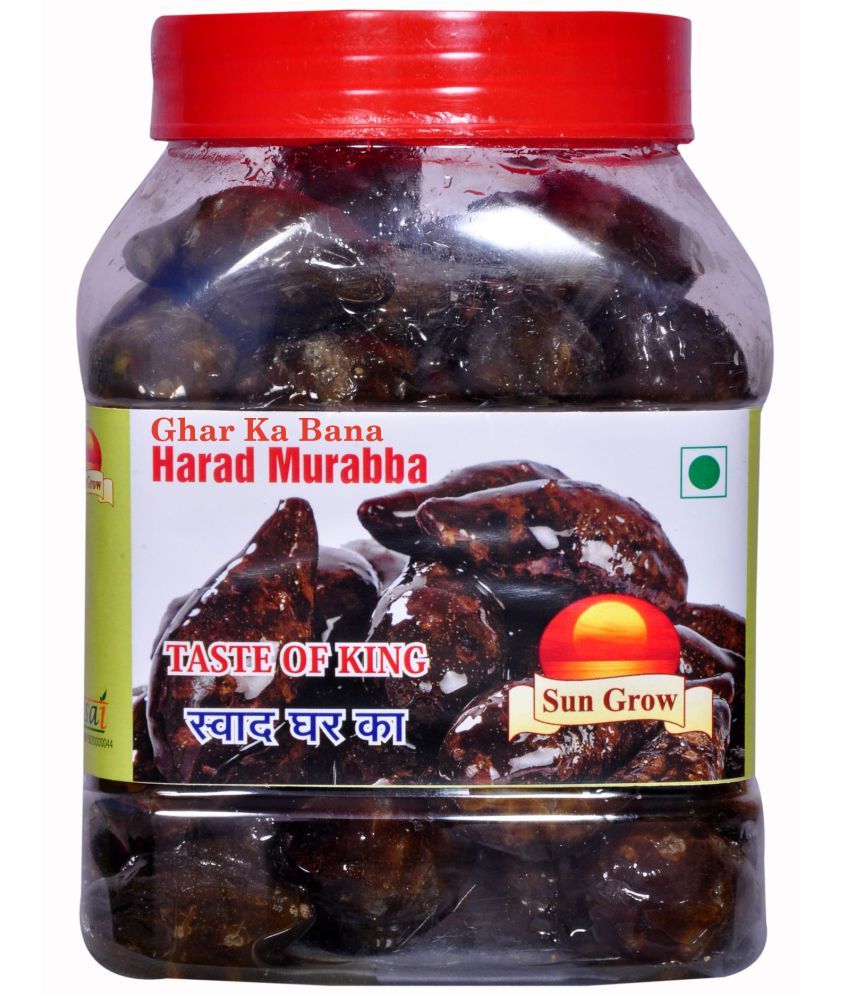     			Sun Grow Home Made Ghar Ka Bana Handmade Organic Black Harad Murabba (Digestive Pack) Pickle 1 kg