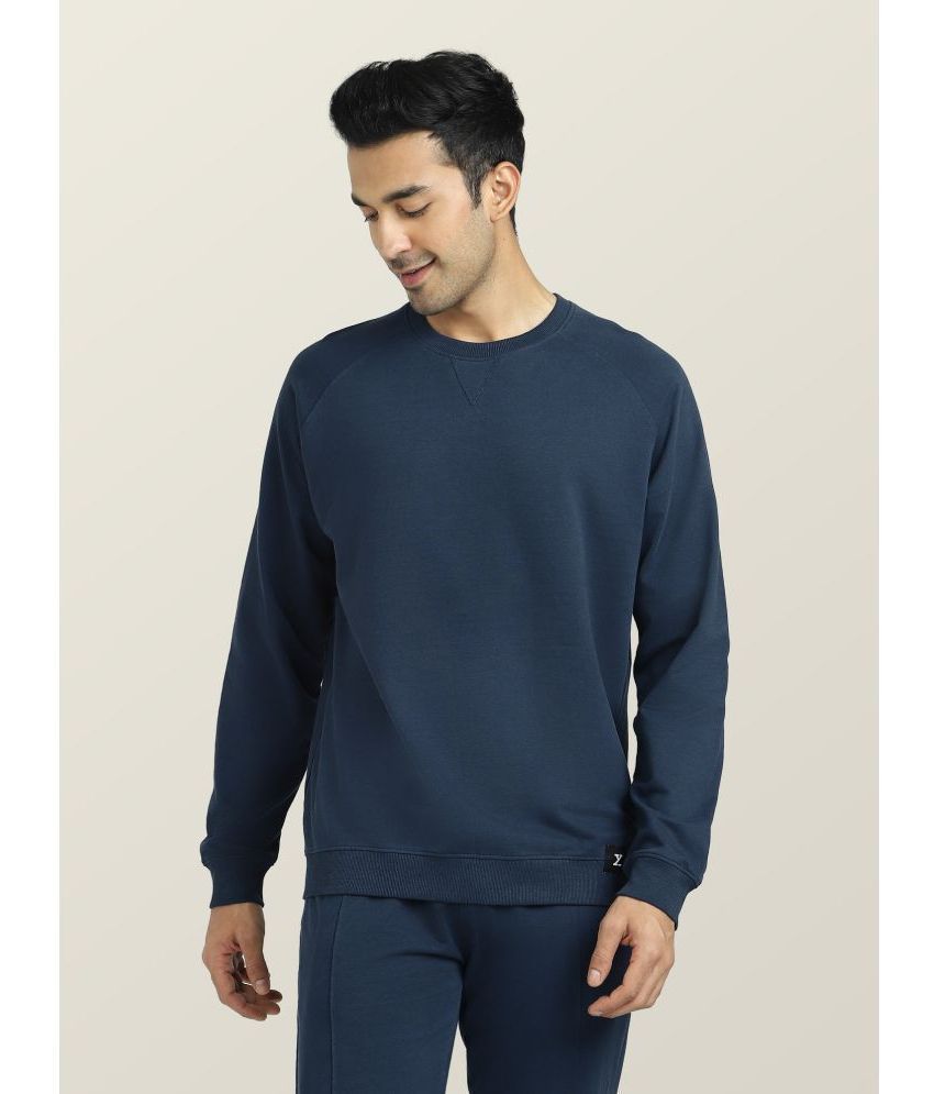     			XYXX - Blue Cotton Blend Regular Fit Men's Sweatshirt ( Pack of 1 )