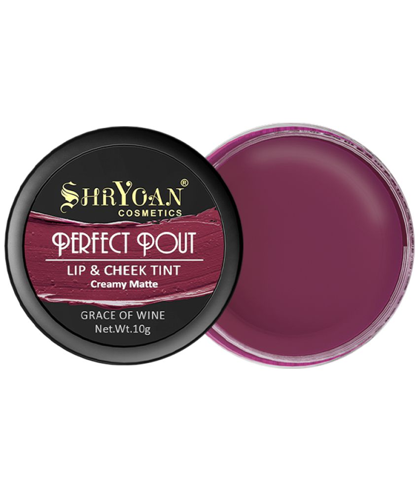     			shryoan - Purple Glossy Lipstick 4