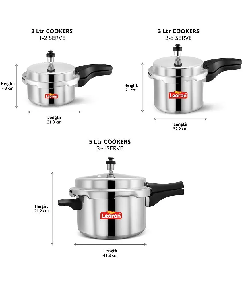 Srushti gold pressure 2025 cooker 2 litre