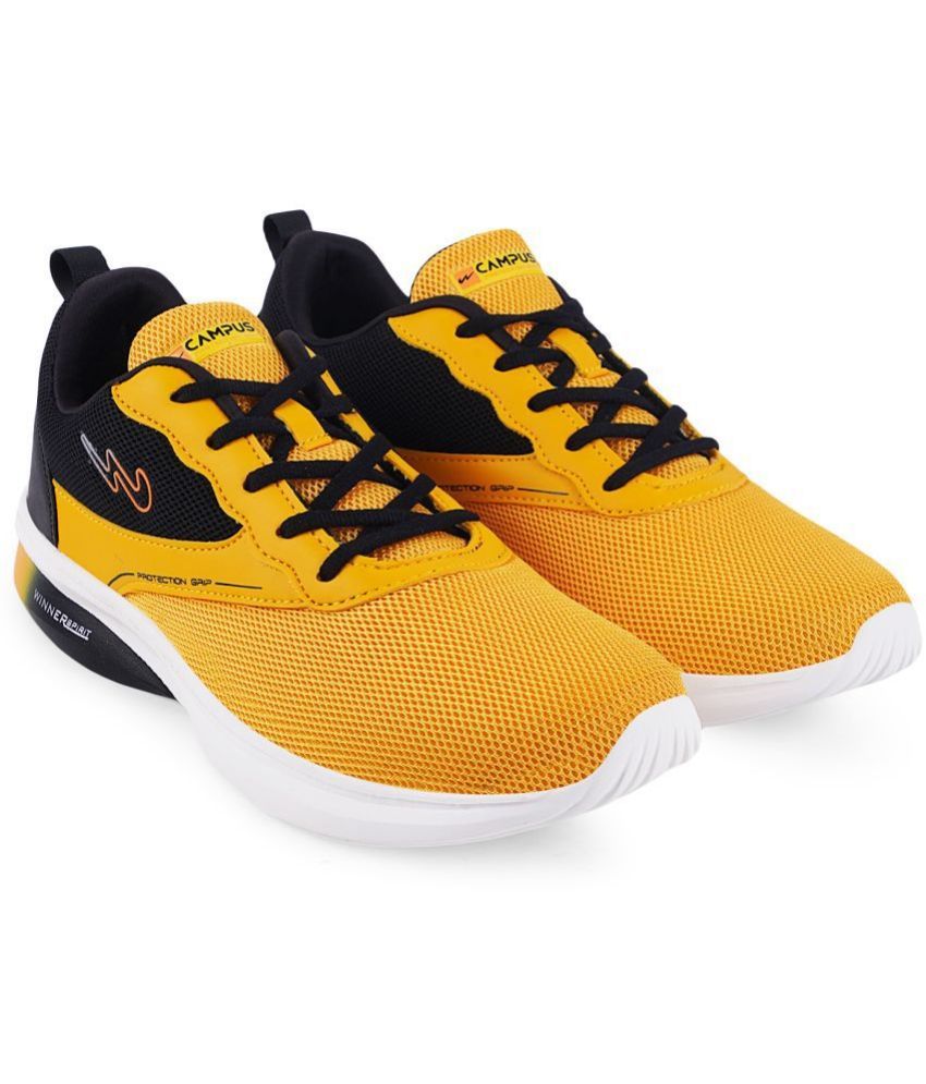     			Campus - CAMP-RELISH Yellow Men's Sports Running Shoes