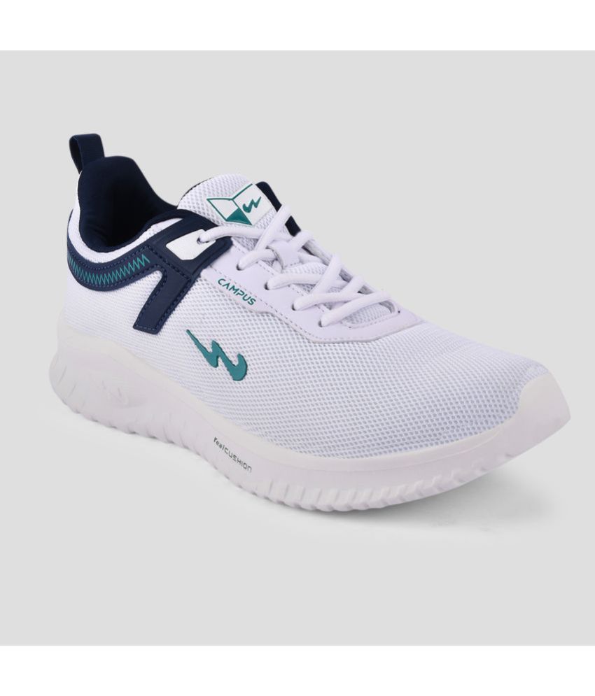     			Campus - ZIG White Men's Sports Running Shoes