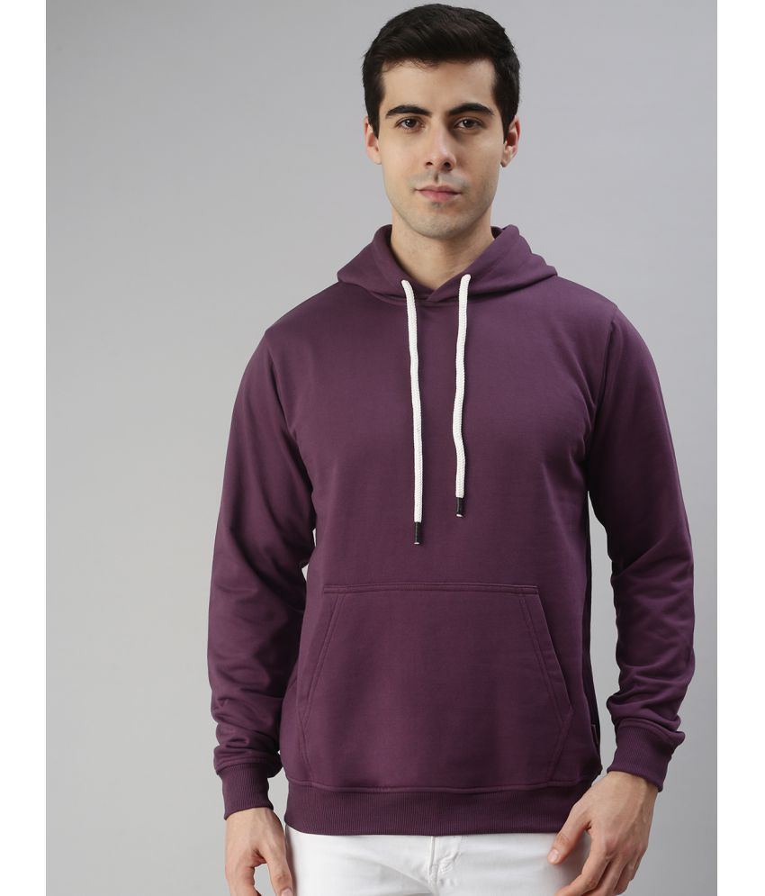     			Veirdo - Purple Fleece Regular Fit Men's Sweatshirt ( Pack of 1 )