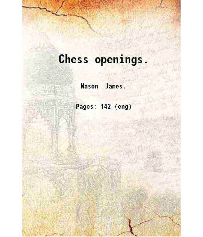     			Chess openings. 1897 [Hardcover]