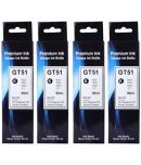 zokio GT51 INK For 5810 Black Pack of 4 Cartridge for GT51 Ink ,5820,5821 310,315,316,319,410,415,416,419, Smart Tank 115,500,510,515,516,720,750,790