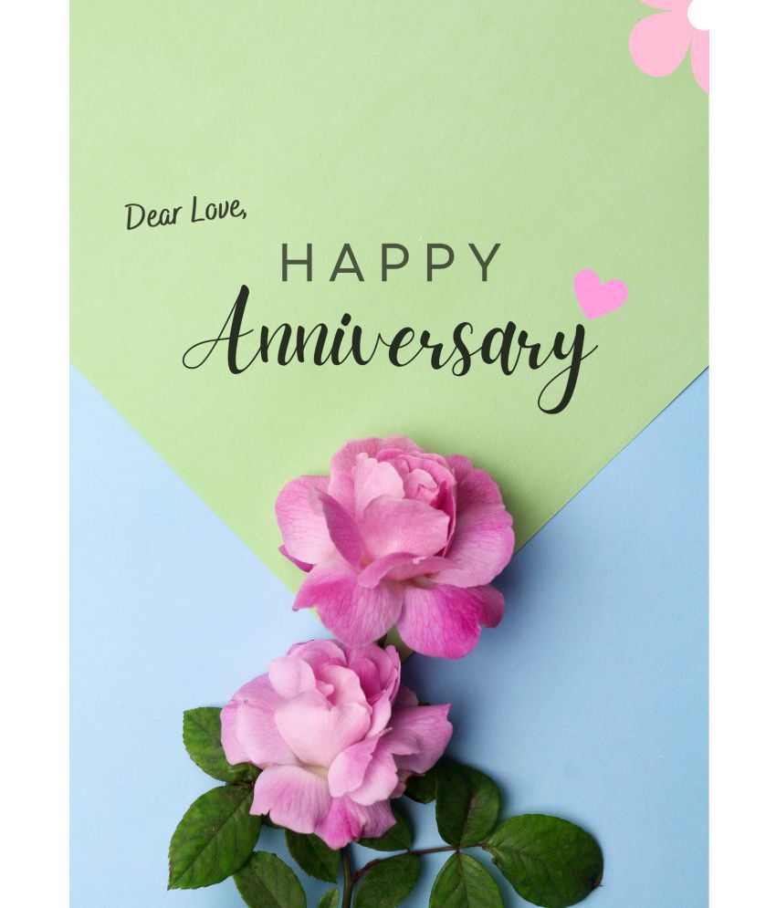 AanyaCentric Anniversary Greeting Card For Husband Wife Boyfriend Girlfriend Lover
