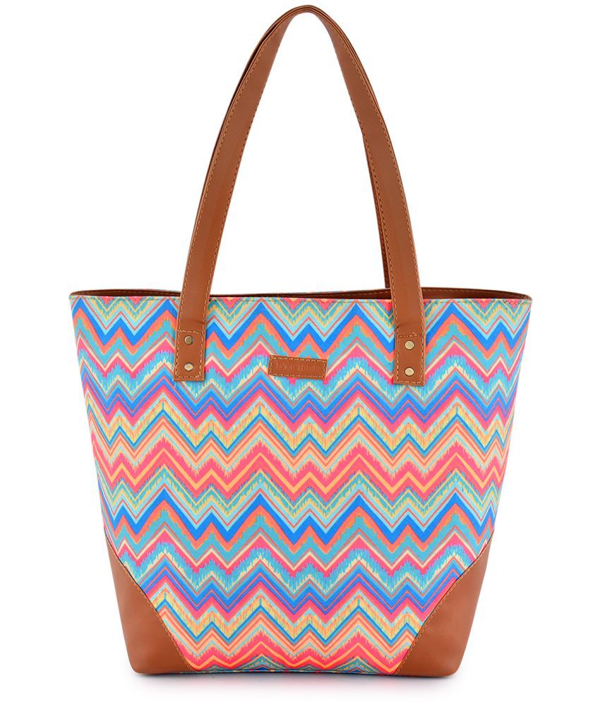     			Lychee Bags - Multicolor Canvas Tote Bag