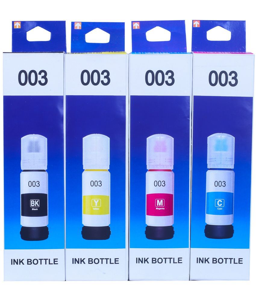     			zokio 003 Multicolor Pack of 4 Cartridge for EPS0N Inkjet Printers