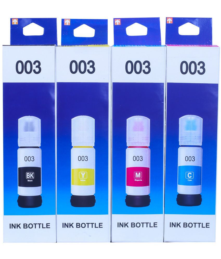     			zokio L6170 FOR 003 Multicolor Pack of 4 Cartridge for 003 EPS0N Inkjet Printers
