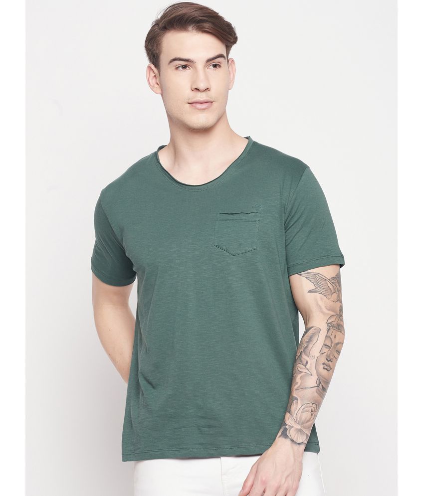     			Duke Pack of 1 Cotton Blend Slim Fit Men's T-Shirt ( Green )