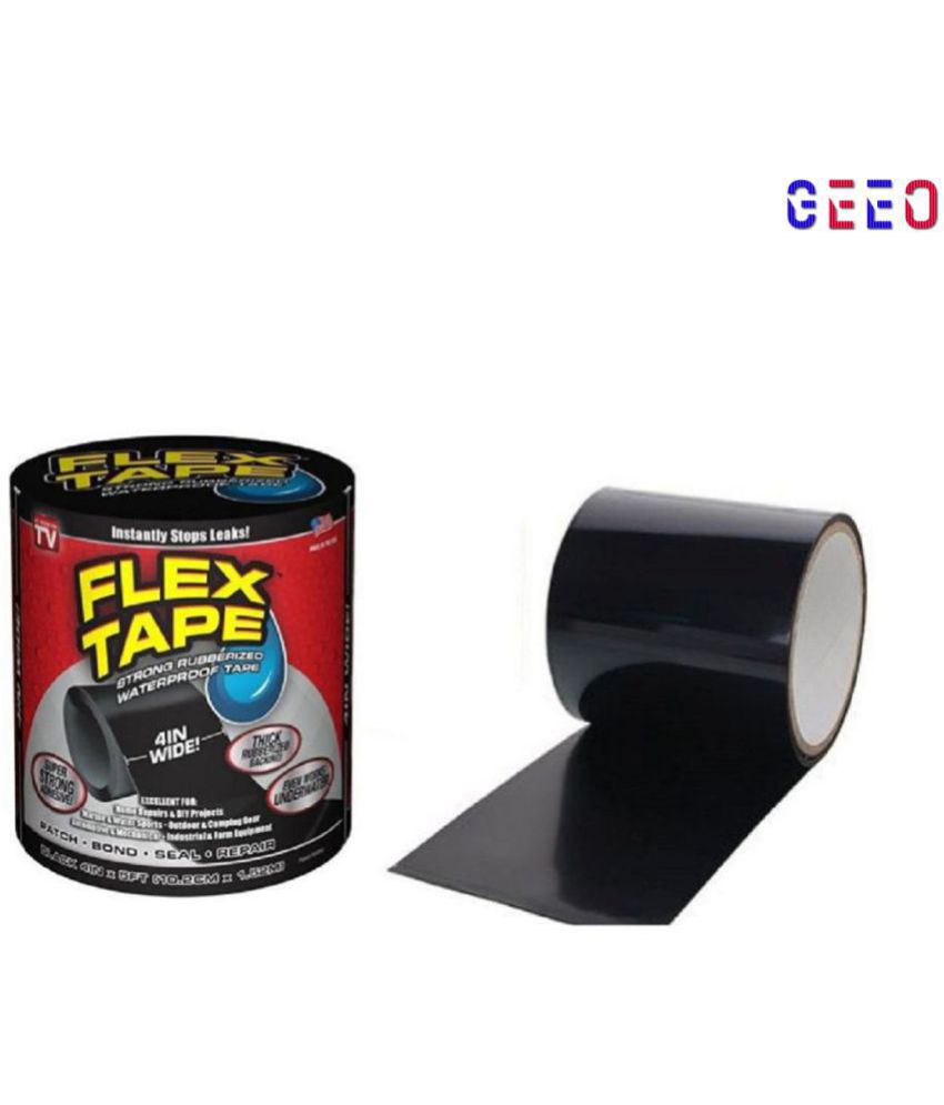     			GEEO Flex Tape for Seal Leakage Tape for Water Leakage Super Strong Waterproof Tape Adhesive Tape for Water Tank Sink Sealant for Gaps