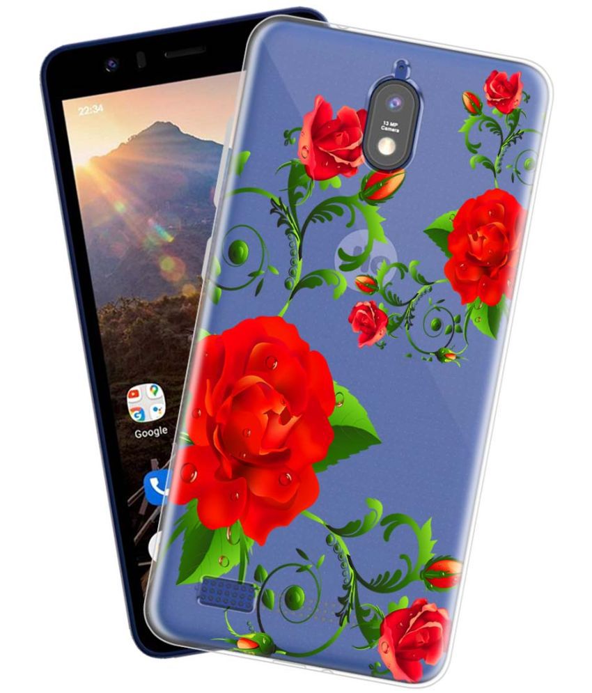     			NBOX - Multicolor Silicon Printed Back Cover Compatible For Jio Phone Next ( Pack of 1 )